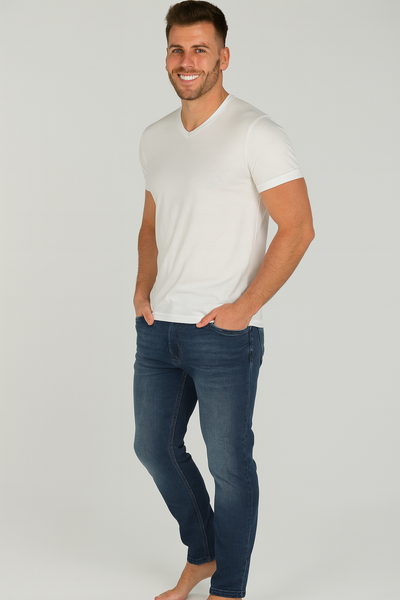 JEANS UOMO LOSAN CINQUE TASCHE ELASTICIZZATO SLIM FIT ART. LMNAP0401 25003