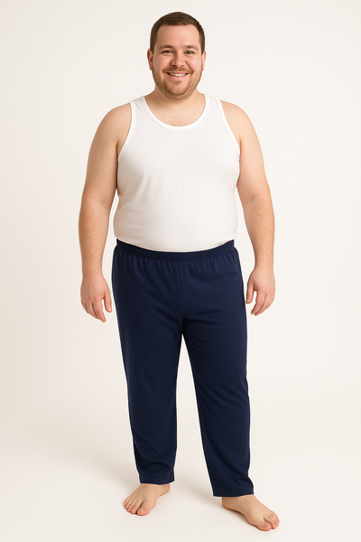 PANTALONE PIGIAMA UOMO COTONE ELASTICO LEGGERO MARCA BIP BIP ART. 51P