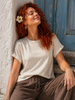 T-SHIRT DONNA GRIFFAI MANICA CORTA GIROCOLLO FILO SCOZIA ART. DGP7804