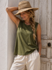MAGLIA DONNA GRIFFAI GIROCOLLO SMANICATA ASIMMETRICA FILO SCOZIA ART. DGP7805