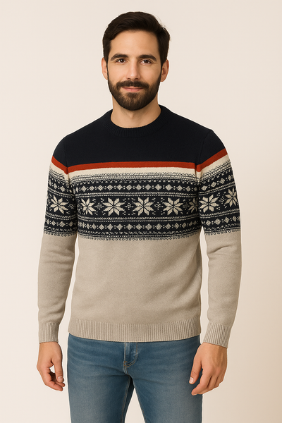 MAGLIONE UOMO RAGAZZO GIROCOLLO GRECHE MARCA BEVERLY HILLS POLO CLUB ART. M435209