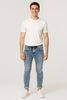 JEANS RAGAZZO ZIP BOTTONE COULISSE CARROT CHIARO MARCA LOSAN ART. LMNAP0401_23007