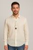 CAMICIA UOMO RAGAZZO MANICA LUNGA LINO SLIM FIT MARCA URBAN RING ART. UR613003