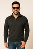 MAGLIONE UOMO RAGAZZO ZIP MELANGE MARCA SPORTING MARE ART. 2280/30Z