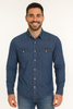 CAMICIA UOMO JEANS AUTOMATICI TASCHE REGULAR STONDATA MARCA LEE ART.L66WCUVK