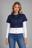 GIUBBINO DONNA VIRGINIA BLU ART. SAGGIA REV