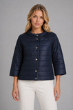 GIUBBINO DONNA IMBOTTITO TRE QUARTI REVERSIBILE MARCA VIRGINIA BLU ART. CALMA REV