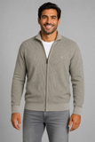 MAGLIONE UOMO APERTO ZIP PURO COTONE MARCA SEA BARRIER ART. GROVIERA
