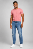 JEANS UOMO ELASTICIZZATO SLIM FIT TASCHE ZIP MARCA LEE ART. LUKE L719KNER