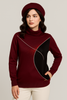 MAGLIONE DONNA COVERI COLLO CIAMBELLA FANTASIA STRASS ART. DC1248
