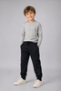 PANTALONE BAMBINO ZIPPY FELPATO ELASTICO POLSINI TASCHE ART. ZKBAP0401-26031