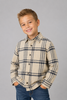 CAMICIA BAMBINO ZIPPY FANTASIA QUADRI BOTTONI TASCHINO FLANELLA COTONE  ART. ZKBAP0302-26046