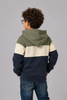 FELPA BAMBINO ZIPPY FUL ZIP CAPPUCCIO TASCHE FELPATA COTONE ART. ZKBAP0201-26018