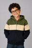 FELPA BAMBINO ZIPPY FUL ZIP CAPPUCCIO TASCHE FELPATA COTONE ART. ZKBAP0201-26018