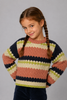 MAGLIONE BAMBINA ZIPPY GIROCOLLO LAVORATO ART. ZKGAP0202-26051