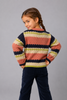MAGLIONE BAMBINA ZIPPY GIROCOLLO LAVORATO ART. ZKGAP0202-26051