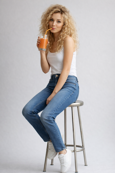 JEANS DONNA RAGAZZA LEE ZIP BOTTONE TASCHE SCHIARITURE CLASSICO ART. MARION