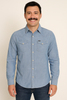 CAMICIA JEANS UOMO COTONE BOTTONI TASCHINE MARCA LEE ART.L66WNS35