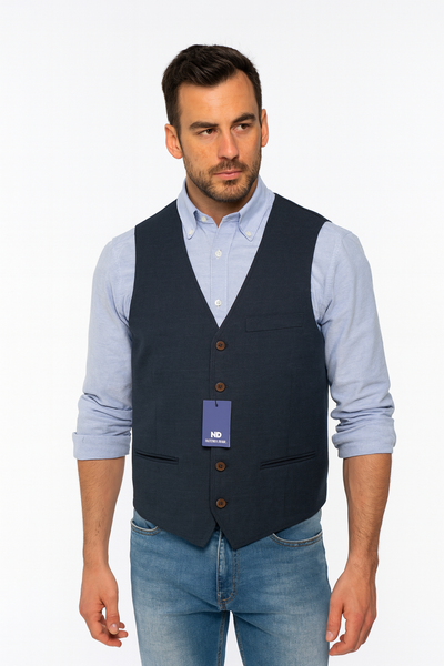 GILET UOMO RAGAZZO BOTTONI TASCHINI MARCA NO DIGGITY ART. 43-7467 JOE