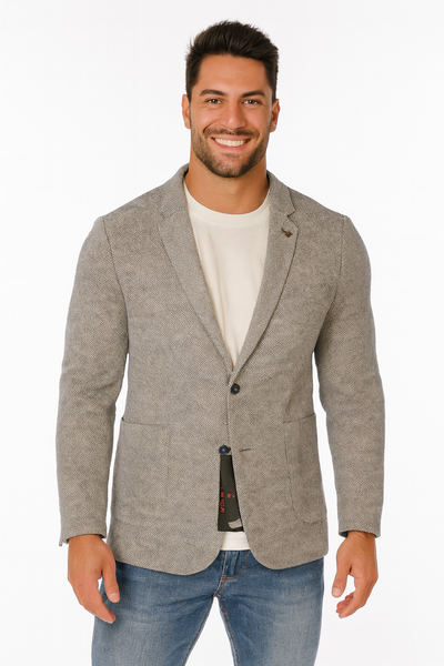 GIACCA UOMO RAGAZZO SFODERATA DUE BOTTONI MARCA BUGATTI ART. 598133-59201