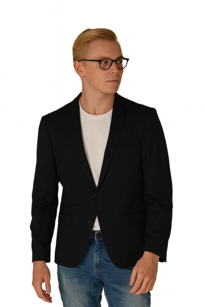GIACCA UOMO RAGAZZO BODY FIT SPACCHI BOTTONI MARCA LUIGI MORINI ART. 02-6185