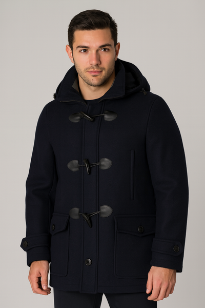 CAPPOTTINO UOMO ZIP BOTTONI CAPPUCCIO TASCHE MARCA BUGATTI ART. 49072