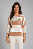 MAGLIA DONNA ELEGANTE RIGATA MANIC ALUNGA MARCA GAIA B ART. 102