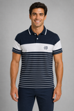POLO UOMO RIGHE PURO COTONE BOTTONI MARCA LOSAN ART. 1074AL