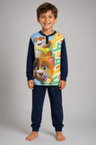 PIGIAMA BAMBINO PURO COTONE SABOR 44 GATTI ART RW40G7424