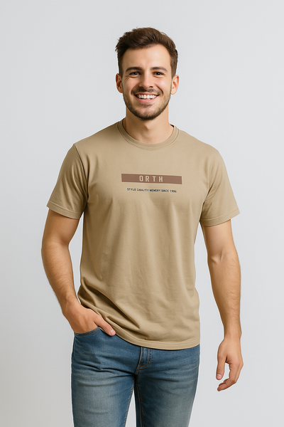 T-SHIRT UOMO DATCH MANICA CORTA GIROCOLLO COTONE STAMPA LOGO ART.DM9553