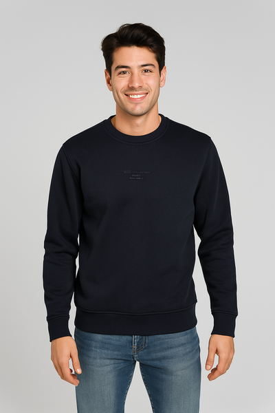 FELPA UOMO DATCH FELPATA GIROCOLLO LOGO ART. DM9528