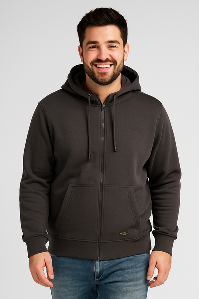 FELPA UOMO DATCH FELPATA FULL ZIP TASCHE CAPPUCCIO ART. DM9084