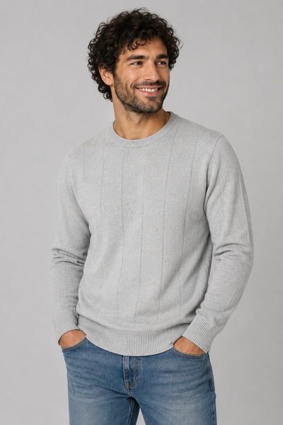 MAGLIONE UOMO SPORTING GIROCOLLO COSTE LARGHE LANA ART. 3830/80