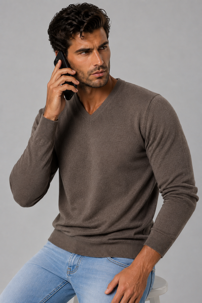 MAGLIONE UOMO RAGAZZO SCOLLO V BASICO MARCA SPORTING MARE ART. 2230/60