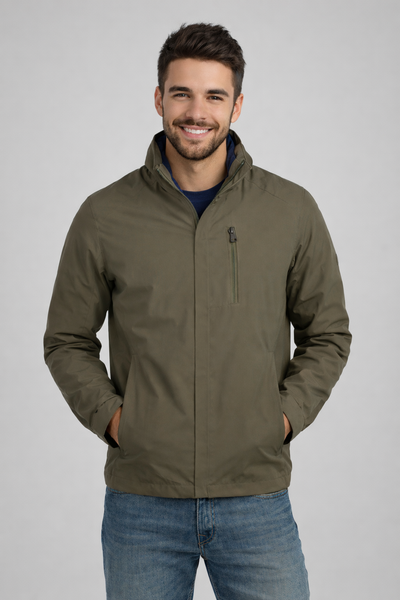 GIUBBINO UOMO SEA BARRIER ZIP TASCHE POLSINI ANTIVENTO IDROREPELLENTE ART.BLANCAS