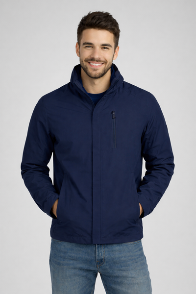 GIUBBINO UOMO SEA BARRIER ZIP TASCHE POLSINI ANTIVENTO IDROREPELLENTE ART.BLANCAS