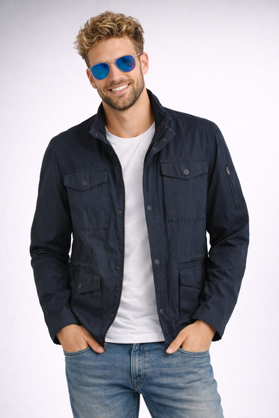 GIUBBINO UOMO SEA BARRIER ZIP AUTOMATICI TASCHE IDROREPELLENTE ANTIVENTO ART. GARDNER