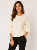 MAGLIA DONNA GRIFFAI PARICOLLO MANICHE TRE QUARTI PALLONCINO ART. 6252