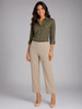 PANTALONI DONNA ELASTICO GAMBA LARGA LAVORATO MARCA EMANUELA COSTA ART. 35485-23
