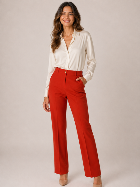 PANTALONE DONNA ELASTICIZZATO RAFFINATO  EDAS ART. TRIBUNA