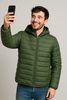 GIUBBETTO UOMO LOSAN TRAPUNTATO CAPPUCCIO TASCHE ZIP ART. LMNAP0302 25008