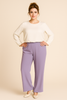 PANTALONI DONNA TAGLIE COMODE ELASTICO IN VITA ELEGANTE  SOPHIA CURVY ART.25171
