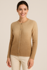 CARDIGAN DONNA GAIA B  BOTTONI GIROCOLLO PAILLETTES ART.310
