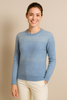 MAGLIONE DONNA GAIA B GIROCOLLO MICRO PAILLETTES LAVORATO ART. 309