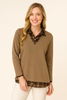 MAGLIA DONNA MATTA INSERTO COLLO BOTTONI ART. AI909-N