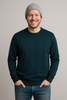 MAGLIONE UOMO COVERI TAGLIE OVER GIROCOLLO BASICO LOGO ART. OTR1765