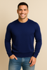 MAGLIONE UOMO  ENRICO COVERI GIROCOLLO MELANGE LANA BASICO ART. EC236W