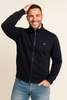 FELPA GARZATA UOMO IL GRANCHIO COLLO ALTO FRENCH TERRY FULL ZIP TASCHE COTONE ART.54FGR132