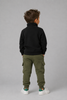 PANTALONE TUTA BIMBO ZIPPY FELPATO CARGO ELASTICO ART. ZBBAP0401-26030