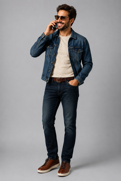 JEANS UOMO LEE CINQUE TASCHE ELASTICIZZATO REGULAR FIT L34 ART. DAREN BEFORE MIDNIGHT